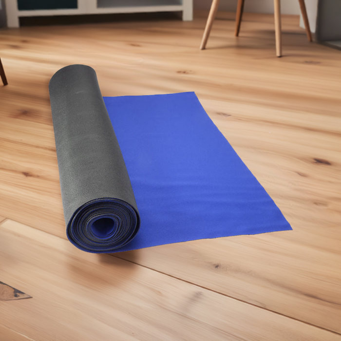 27" x 180' x 1.5mm Blue Neoprene Floor Protector Roll - Neoprene Floor Runner