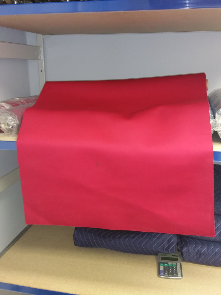 27" x 180' x 1.5mm Red Neoprene Floor Protector Roll - Bulldog Trading inc