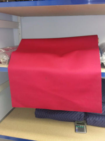 27" x 15' x 1.5mm Red Neoprene Floor Protector Roll - Bulldog Trading inc
