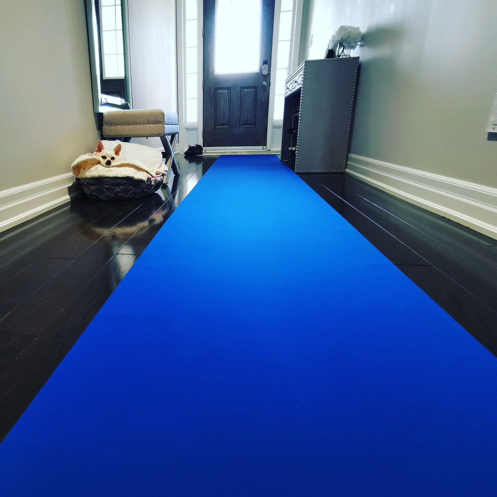 27" x 20' x 1.5mm Blue Neoprene Floor Protector Roll - Bulldog Trading inc